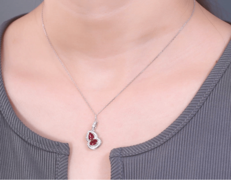 Collier Éclat Rubis - Anamrys Jewelry