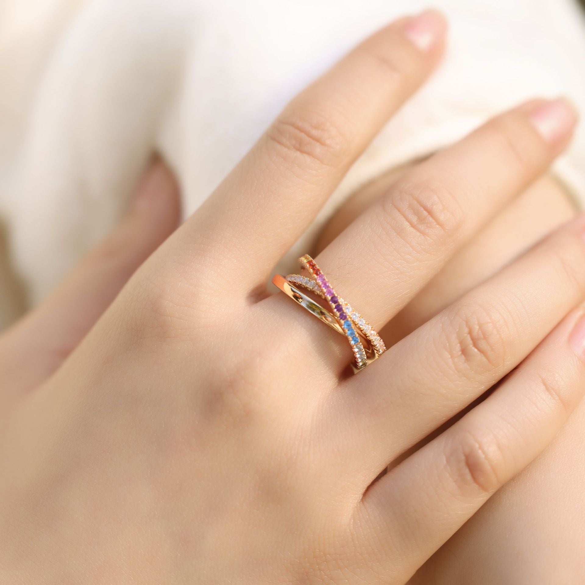 Bague Aurore Céleste - Anamrys Jewelry