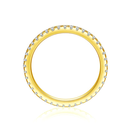 Bague Ligne Élégante Doré - Anamrys Jewelry
